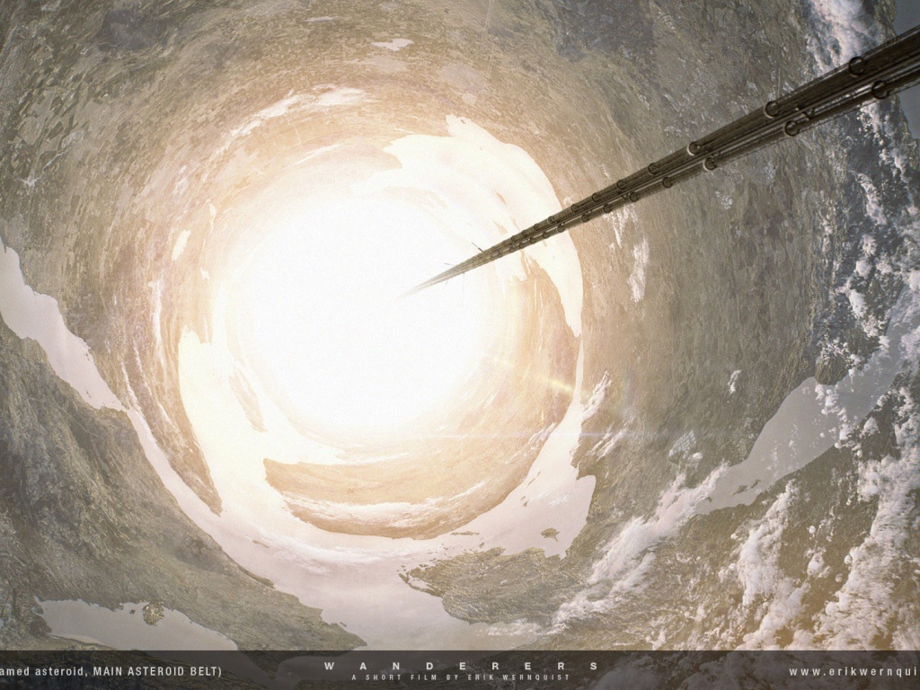 Бурение астероида, фильм Wanderers