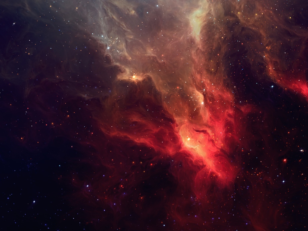 Красная звездная туманность