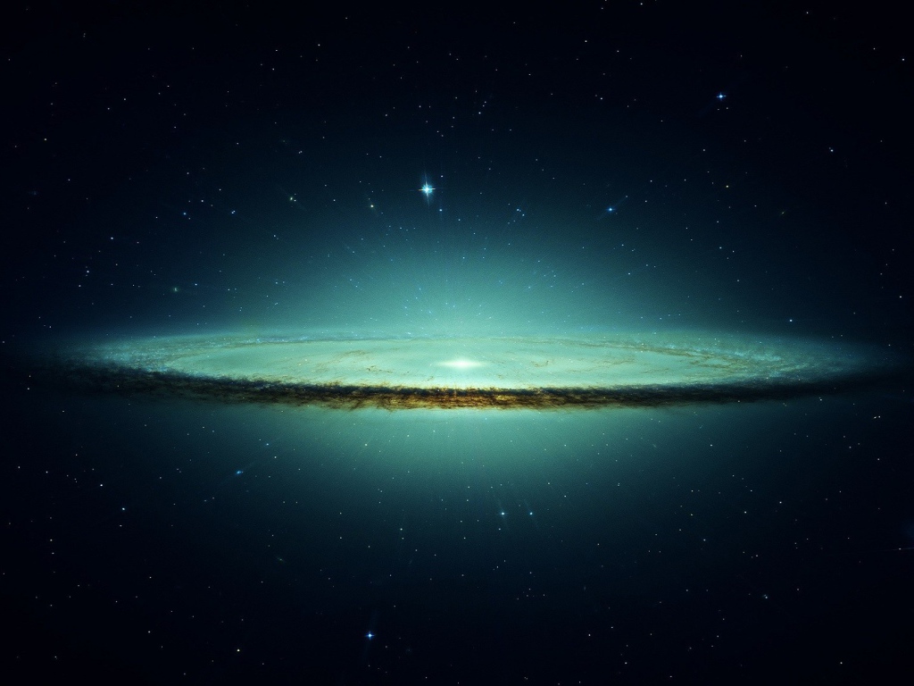 Космическая галактика Сомбреро