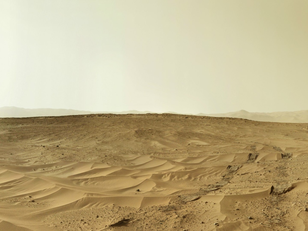 Поверхность Марса снятая на фото марсоходом