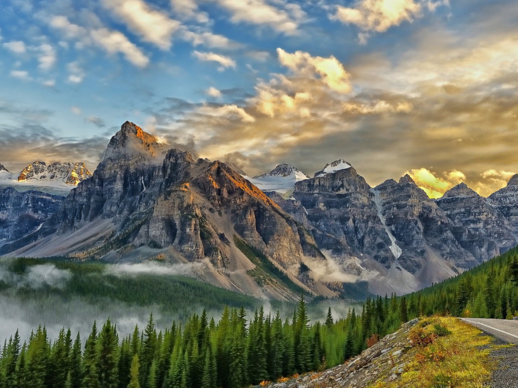 Долина десяти пиков, Канада