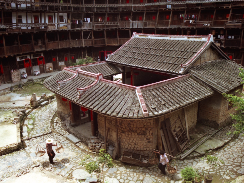 Внутренний дворик в Китае