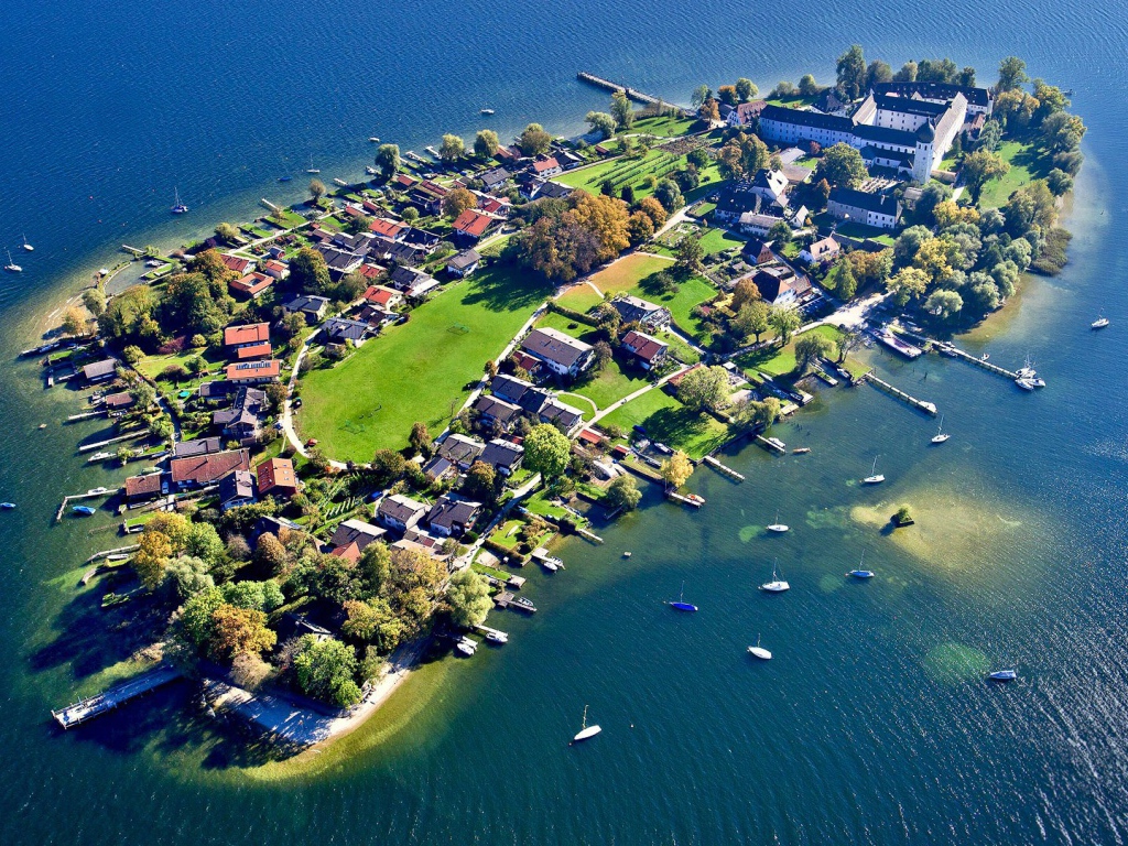 Остров Фрау Инзель, Германия.