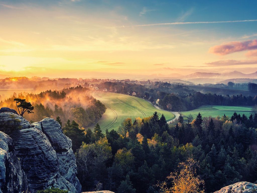 Национальный парк Саксонская Швейцария в Германии