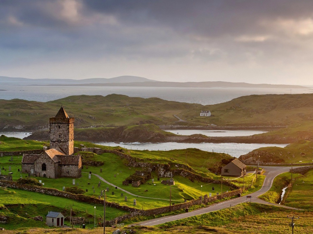 Зеленые холмы Шотландии