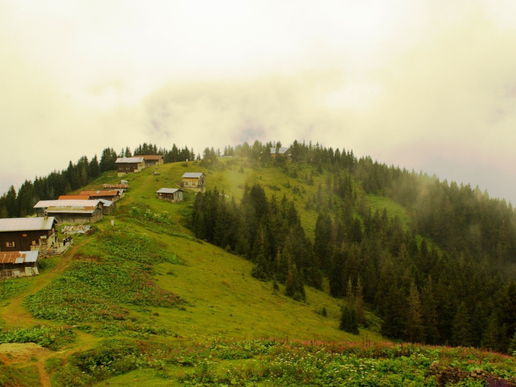 Горная деревня в Турции