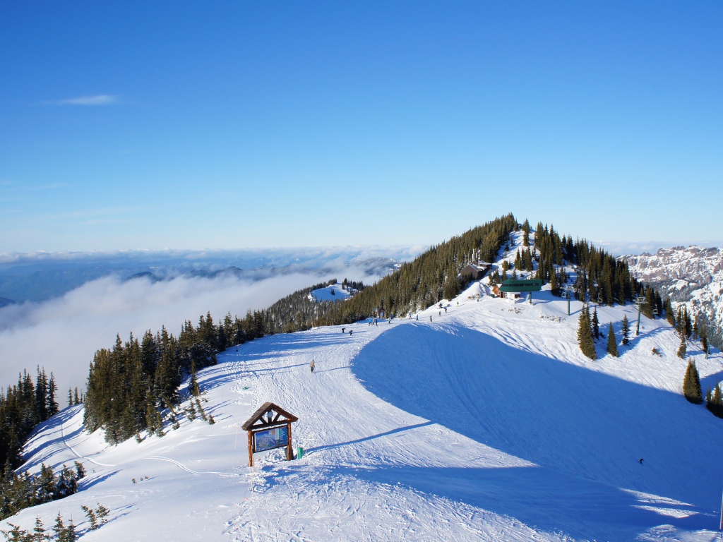 Горнолыжный курорт в районе Сиэтла