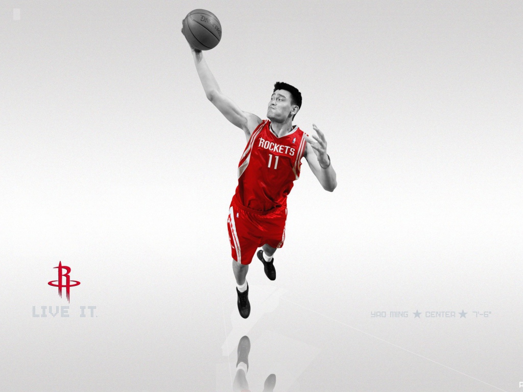 Баскетболист из Китая Яо Мин