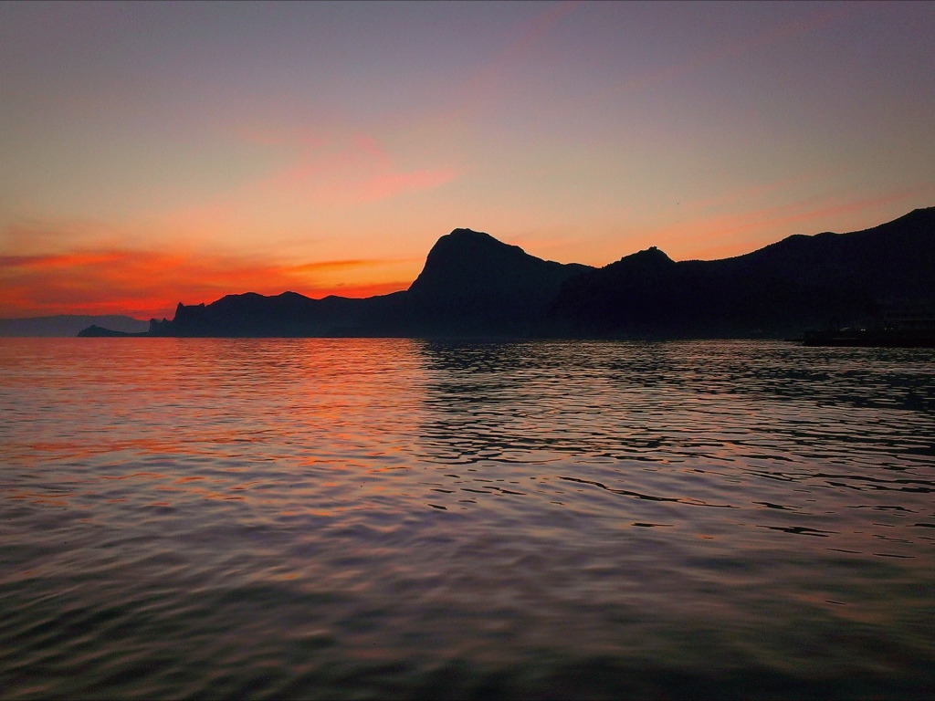 Рассвет в Судаке, Крым