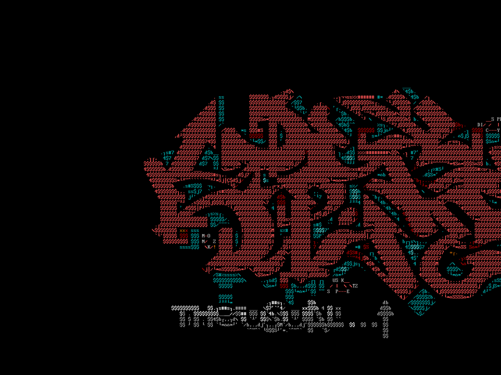 Граффити из восьмибитных символов