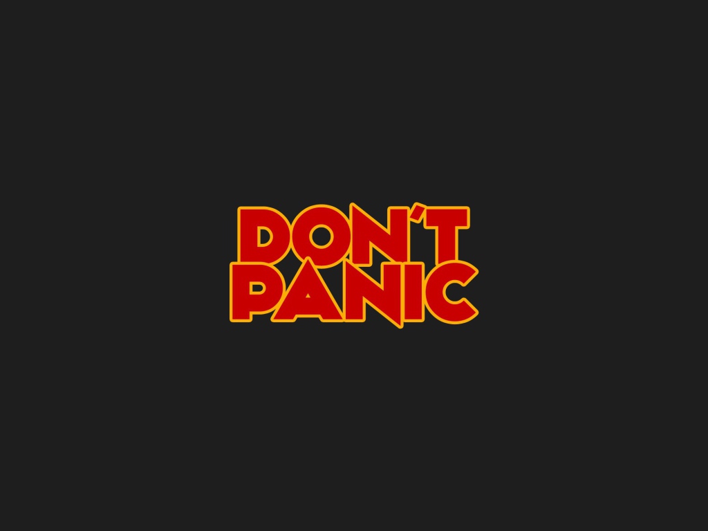 Не нужно паниковать