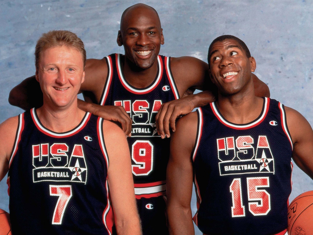 Три знаменитых баскетболиста