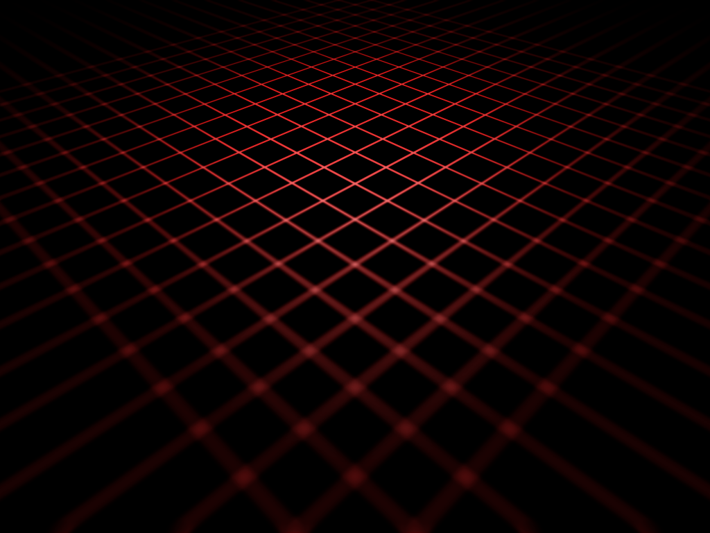 Красные линии на черном фоне 3д графика