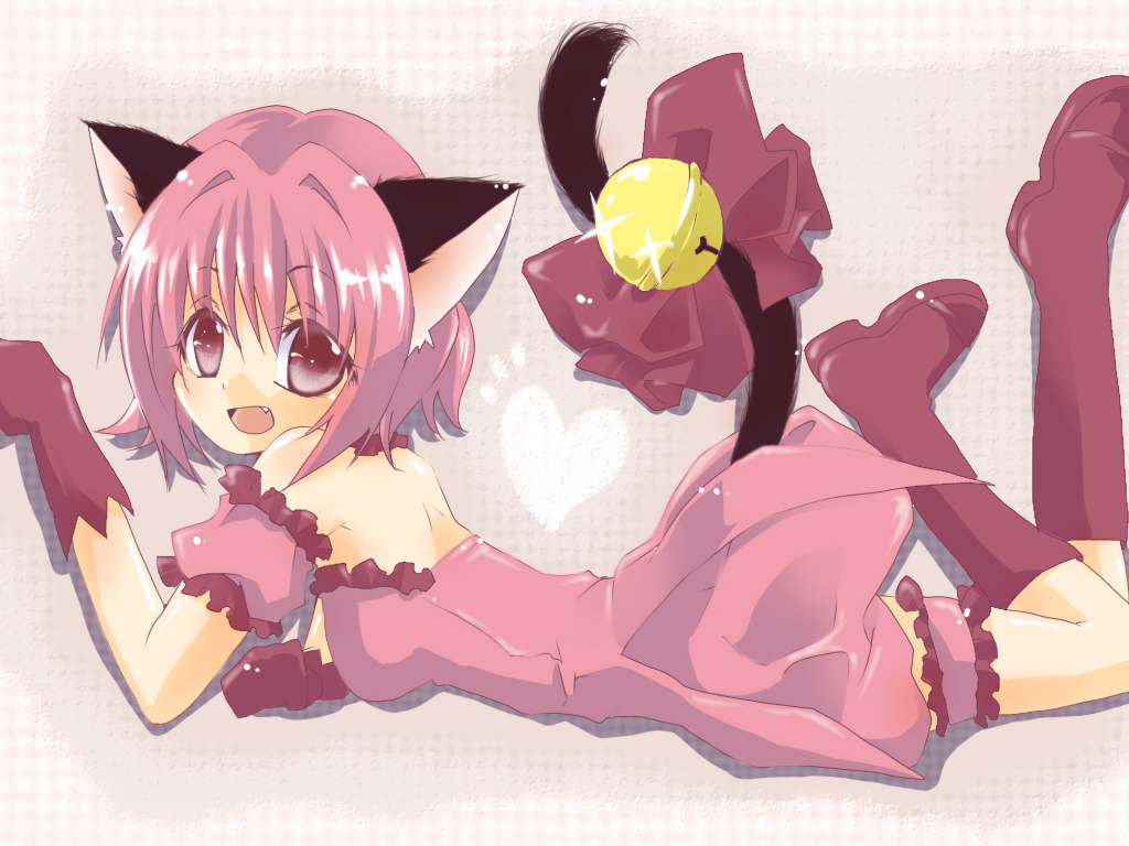 Девушка персонаж Ichigo Momomiya аниме Tokyo Mew Mew