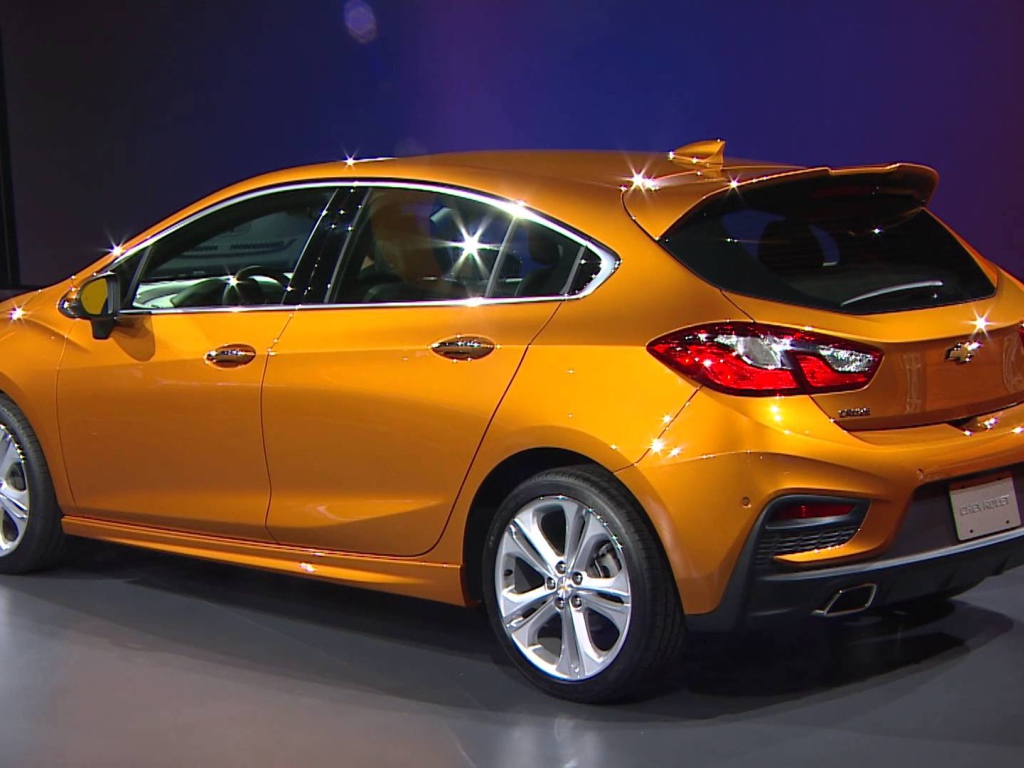 Chevrolet Cruze Hatch 2017 года вид сзади 
