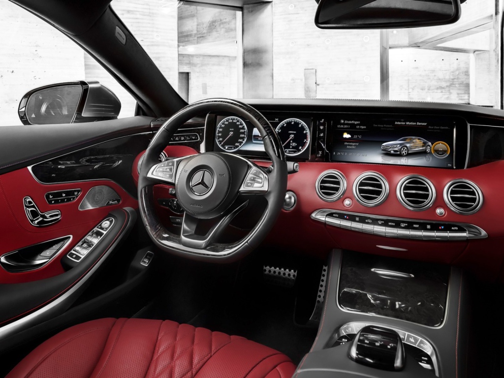 Кожаный салон Mercedes Benz S65 AMG Cabriolet 2017 