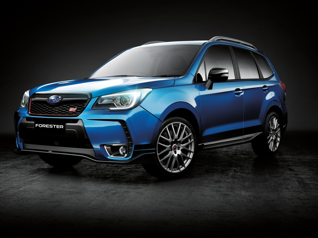 Автомобиль Subaru Forester цвет синий металлик 