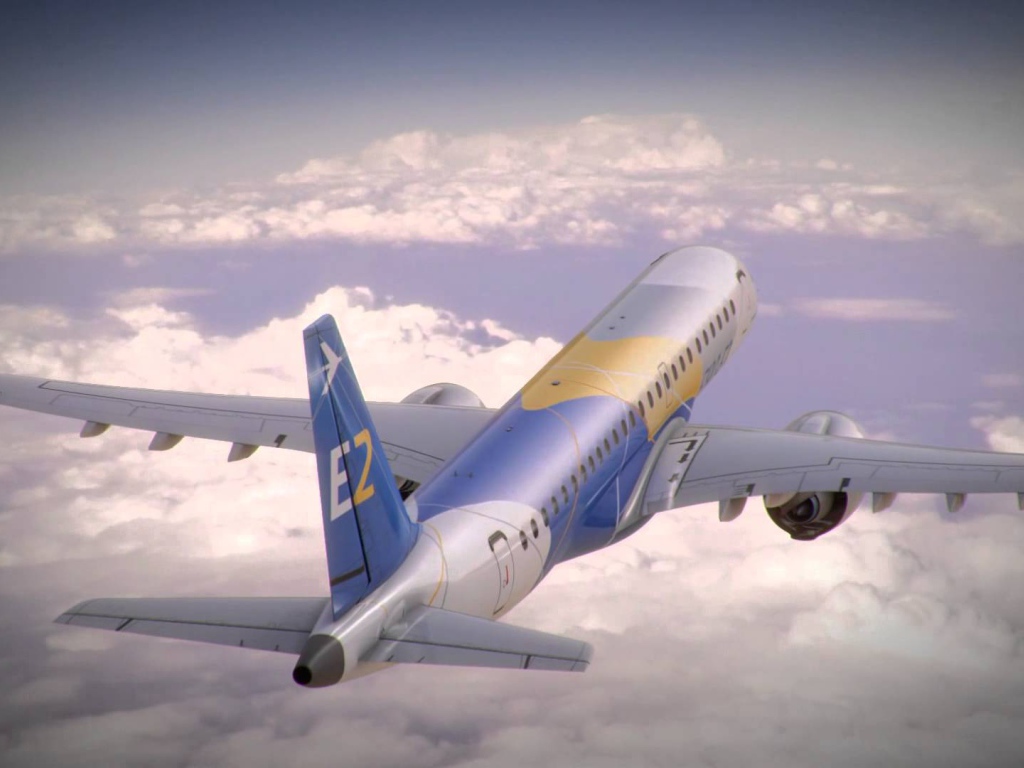 Embraer E2 в небе 