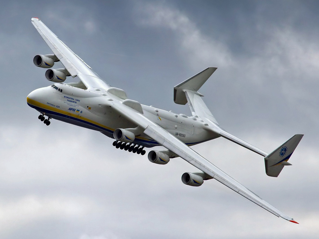 Полет самолета АН - 225 Мрия 
