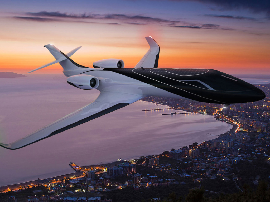 Французский прозрачный самолет IXION Windowless Jet 