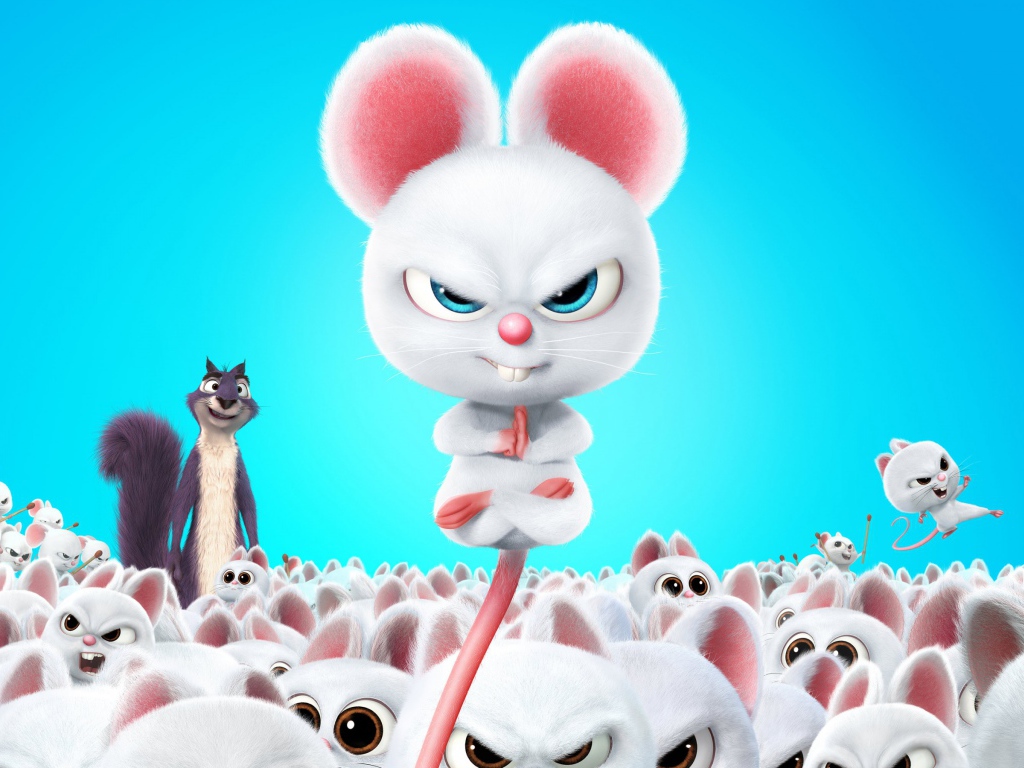 Белый крысенок Бадди мультфильм Реальная белка 2, 2017