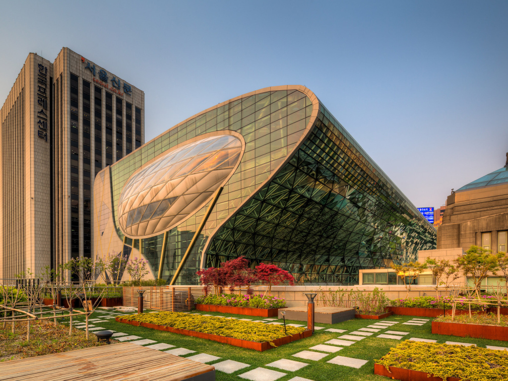 Корпус городской мэрии Seoul New City Hall, Южная Корея 
