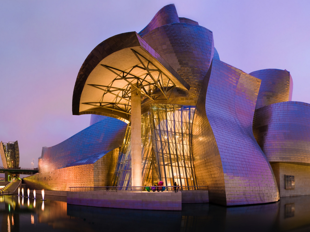 Музей Гуггенхейма в Бильбао, Испания 