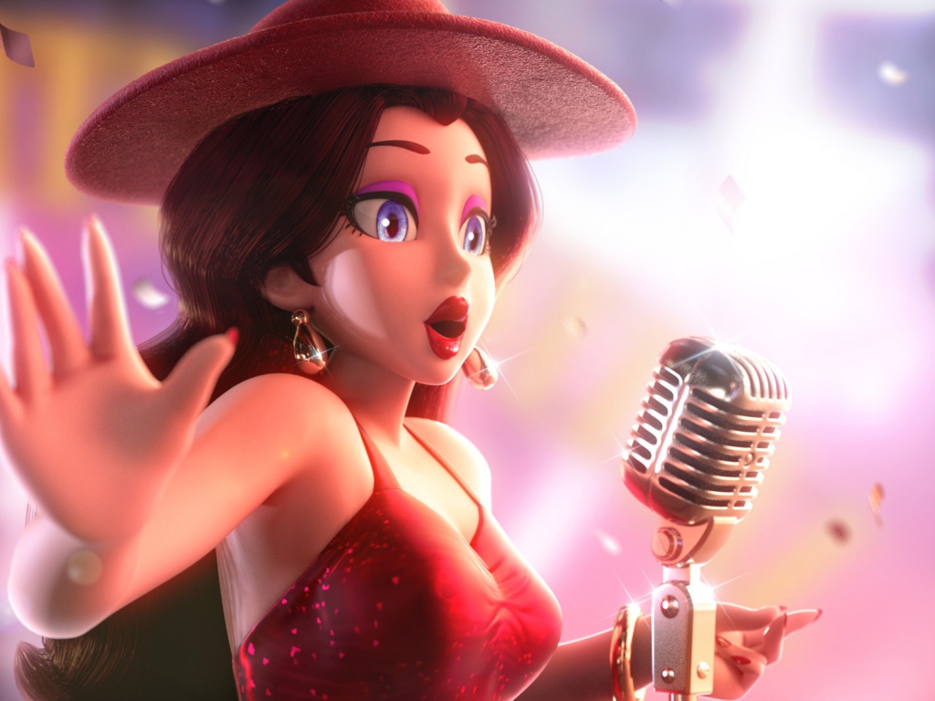 Девушка персонаж компьютерной игры Super Mario Odyssey, 2017