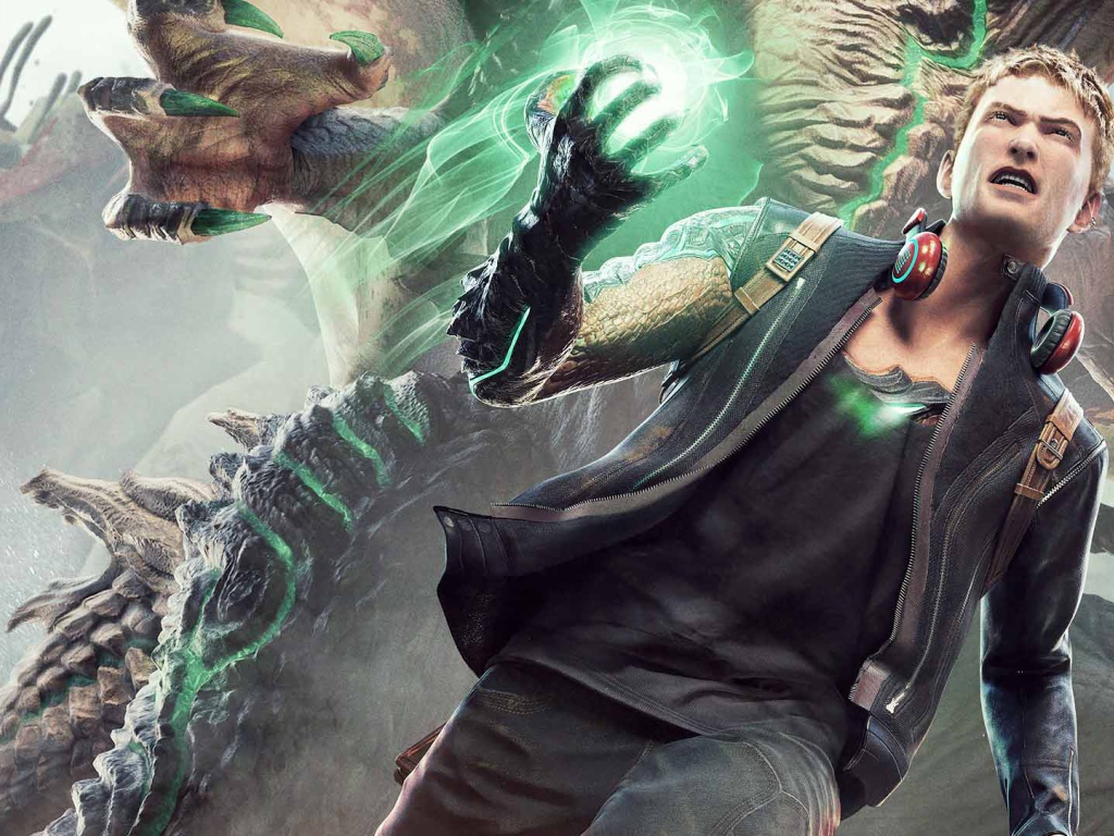 Парень Дрю персонаж игры Scalebound 2017 