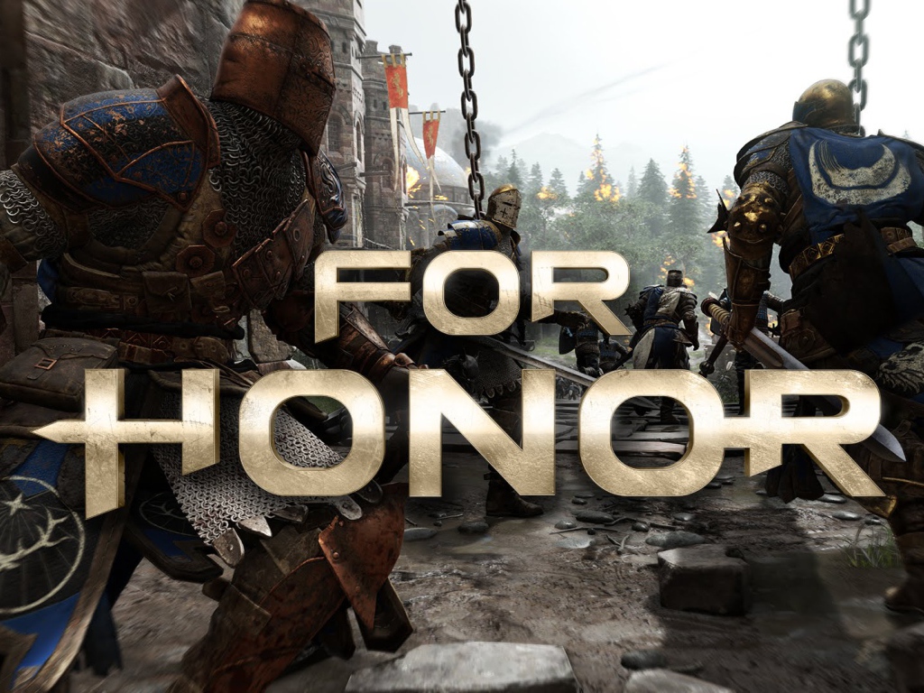 Заставка с названием игры For Honor 