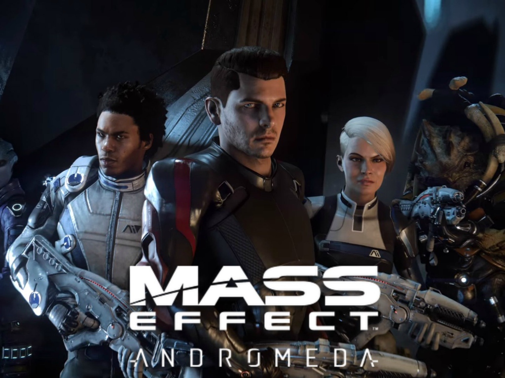 Главные герои компьютерной  игры Эффект массы. Андромеда 