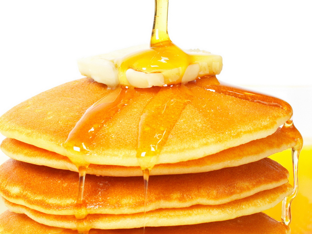 Солнечные блинчики с медом на Масленицу 