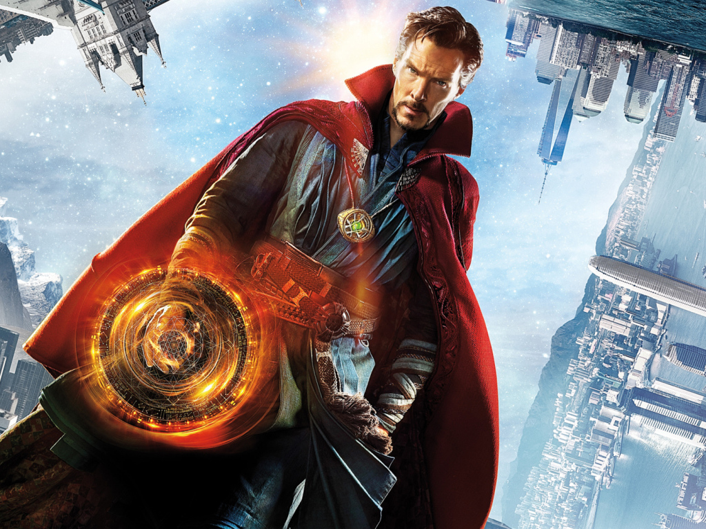 Актер Бенедикт Камбербэтч в фильме Доктор Стрэндж 