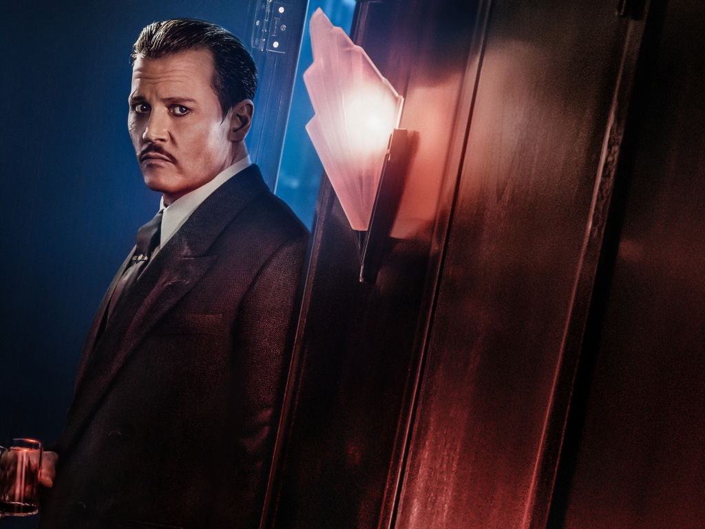 Актер Джонни Депп в новом фильме Убийство в «Восточном экспрессе», 2017