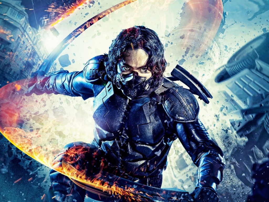 Актер Санжар Мадиев. Персонаж Хан - Человек-ветер фильм Защитники 2017 