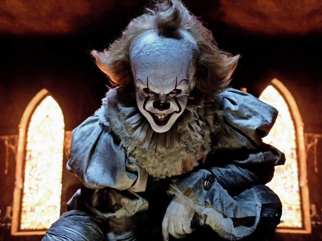 Angry smile of the clown, film It 2017