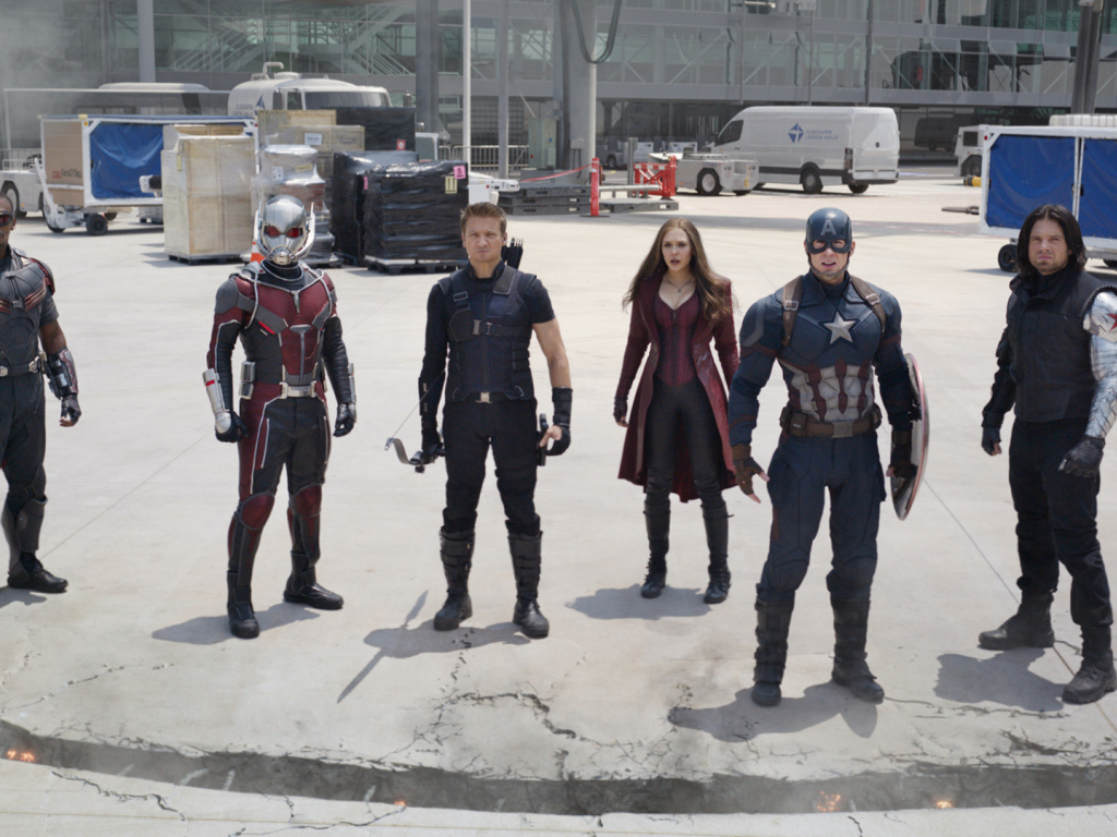 Команда супер героев Капитана Америка фильм Первый мститель Противостояние 