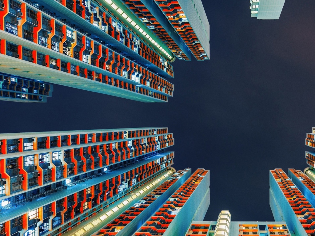 Гипнотизирующие небоскребы Гонконга  