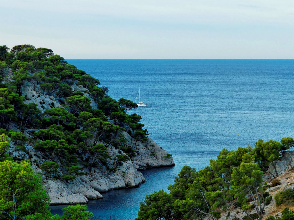 Скалистое побережье Прованса, Франция 