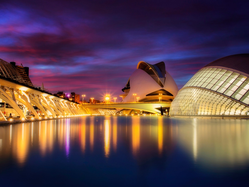 Красивый город искусств и наук Валенсия Испания 