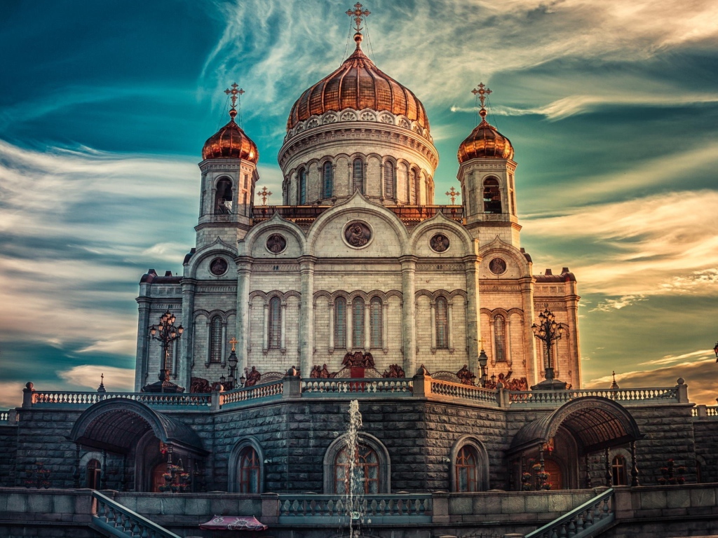 Кафедральный собор храм Христа Спасителя, Москва. Россия 