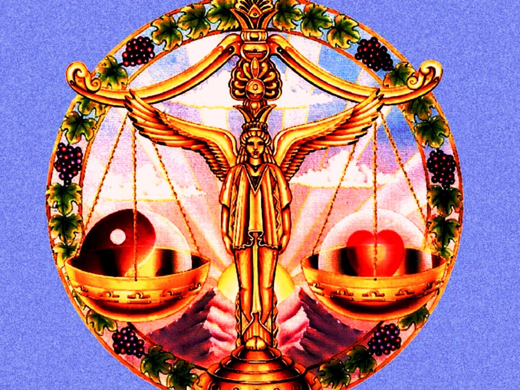 Знак зодиака Весы рисунок 