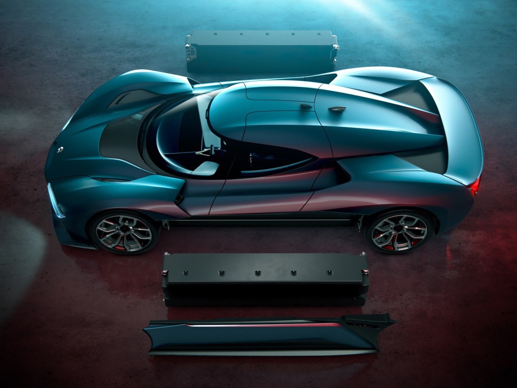 Электрический спортивный автомобиль NextEV NIO EP9 
