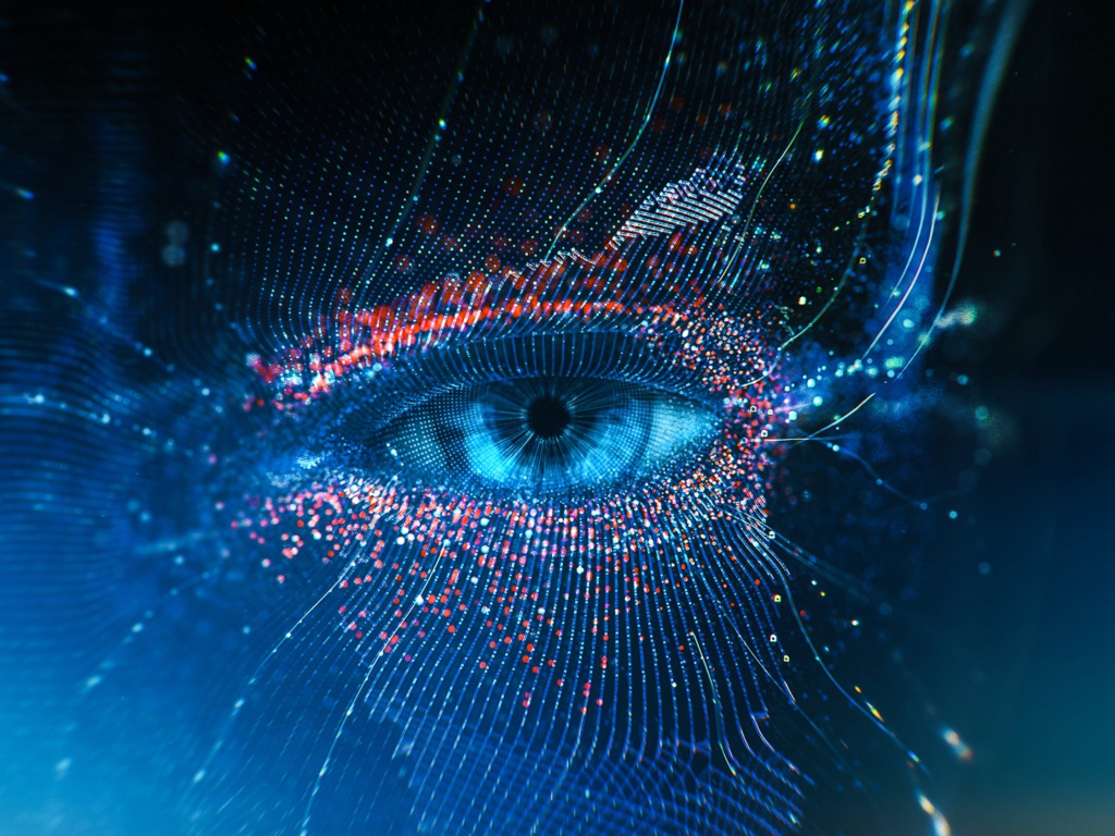 Абстрактный глаз 3д графика