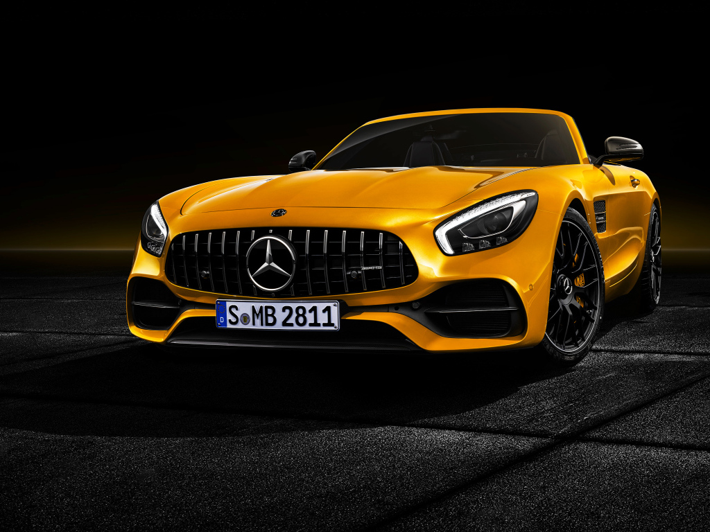 Спортивный автомобиль Mercedes-AMG GT S Roadster, 2018