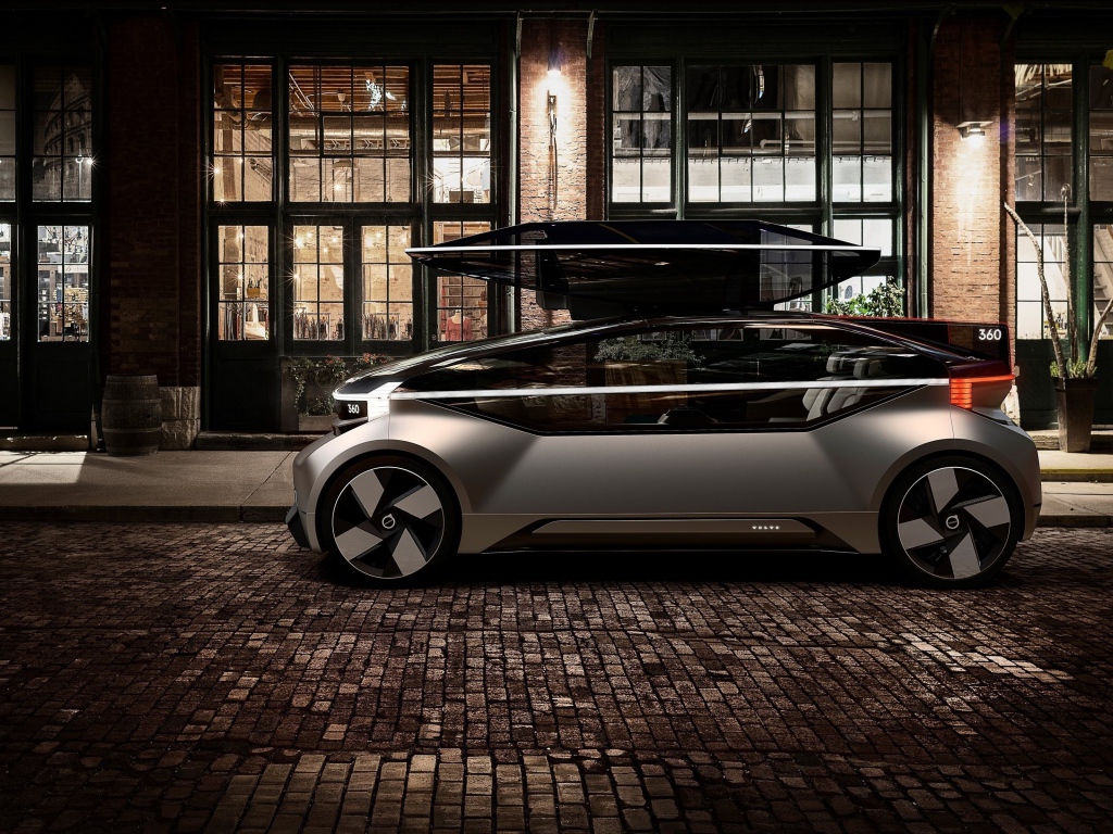 Необычный автомобиль Volvo 360c, 2018 года