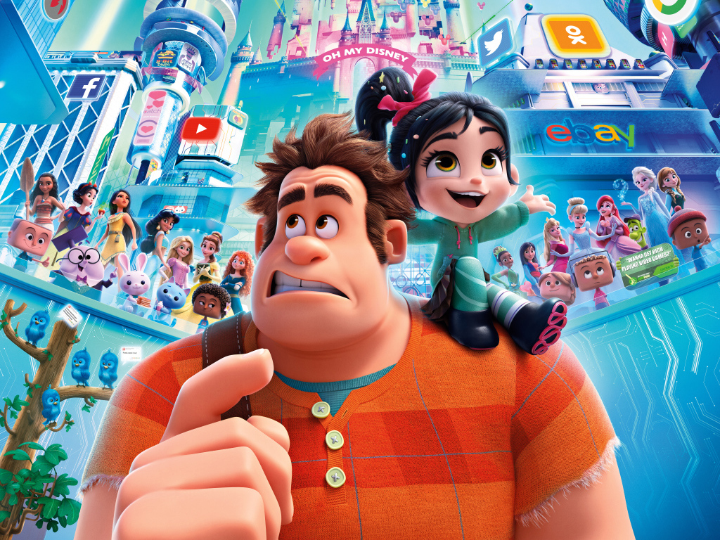 Персонажи мультфильма Ральф против интернета