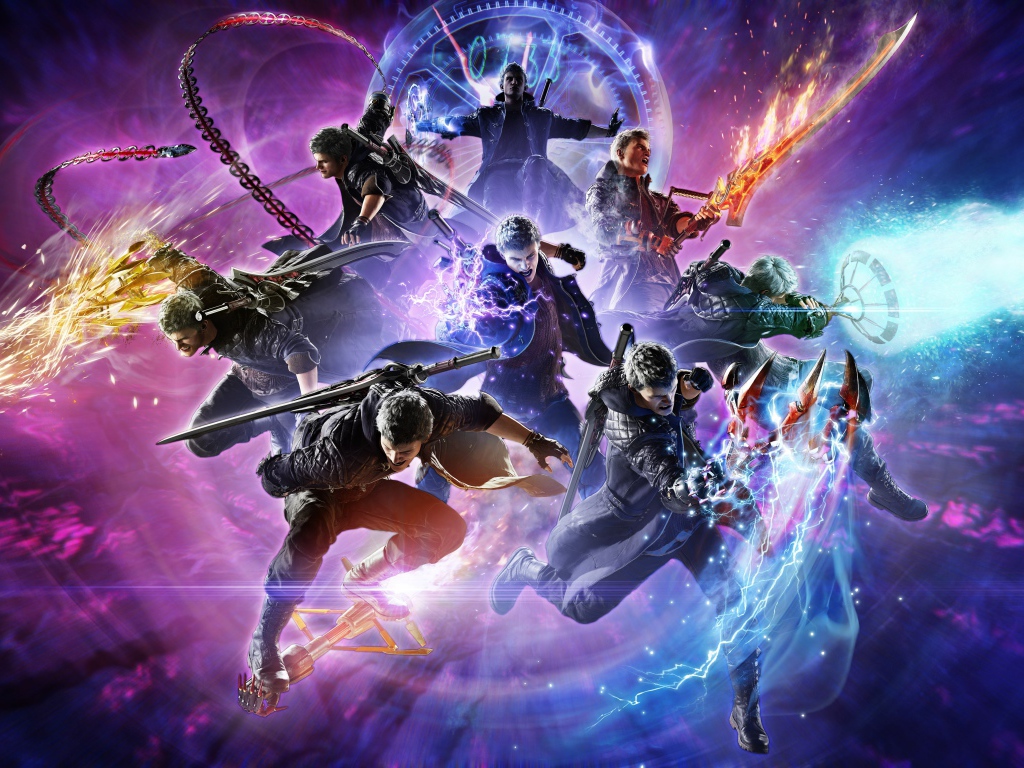 Постер компьютерной игры Devil May Cry 5, 2019