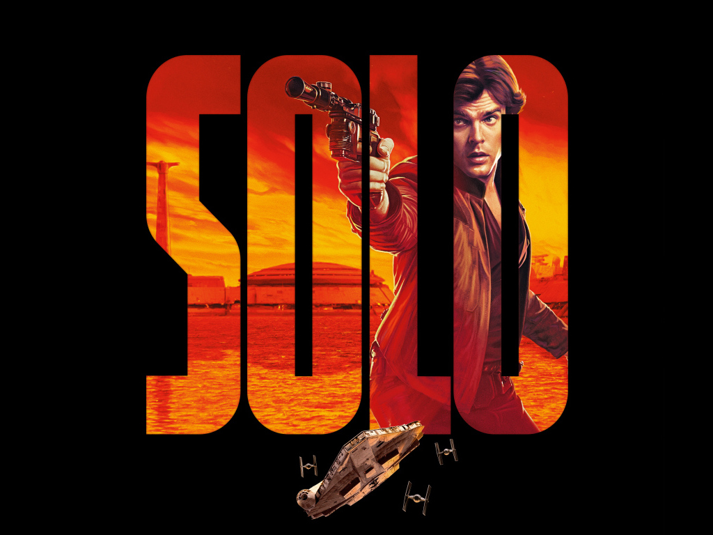 Logo of the film Solo. Star Wars. Stories, 2018