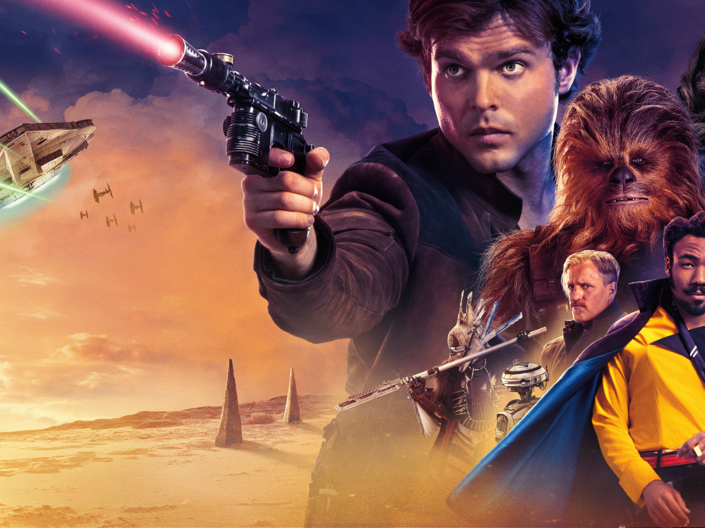 Постер нового фильма Соло. Звёздные войны. Истории, 2018